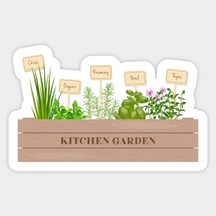 Kitchen Herbs | Aromatic herbs Sticker